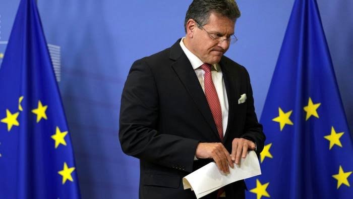 Maros Sefcovic, the Vice-President of the European Commission