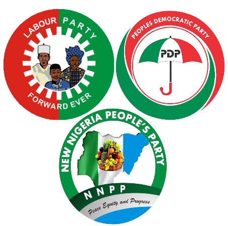 PDP, LP, and NNPP