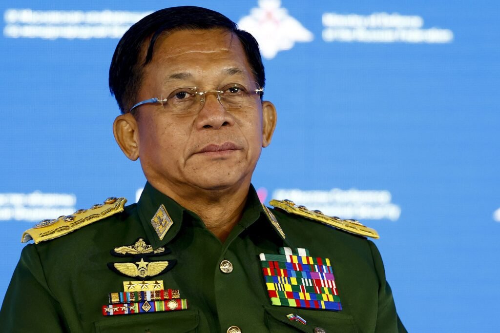 Myanmar's military leader, Min Aung Hlaing